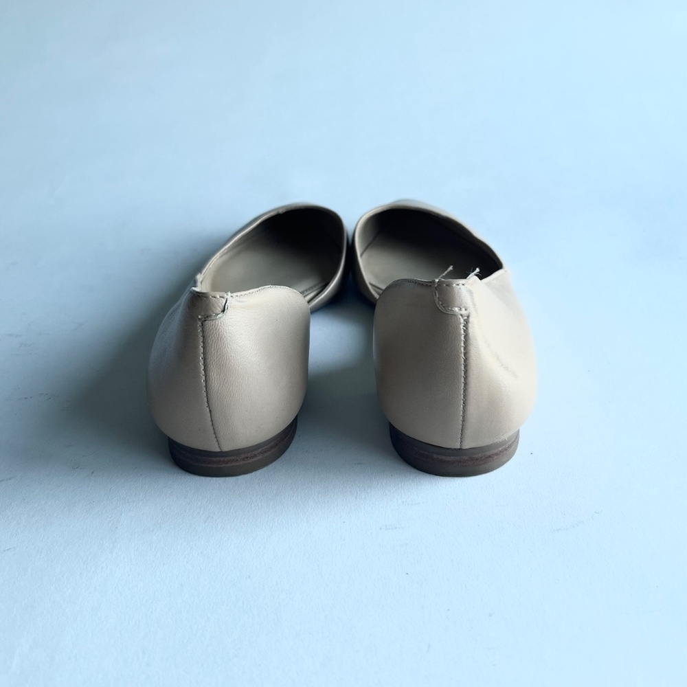 Marc Fisher Cream Leather Point Toe Flats size 6 - Picture 7 of 12